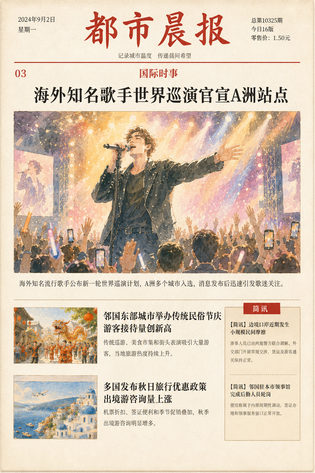 都市晨报第二版
